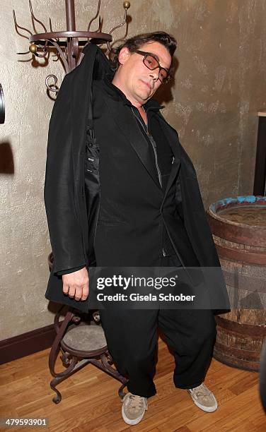 Martin Feifel attends the NDF After Work Presse Cocktail at Parkcafe on March 19, 2014 in Munich, Germany.