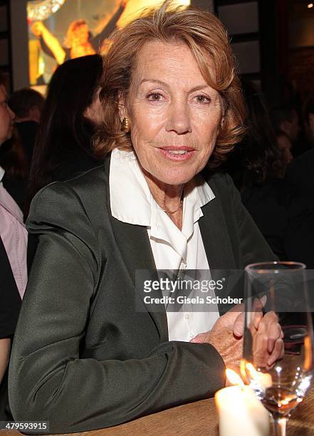 Gaby Dohm attends the NDF After Work Presse Cocktail at Parkcafe on March 19, 2014 in Munich, Germany.