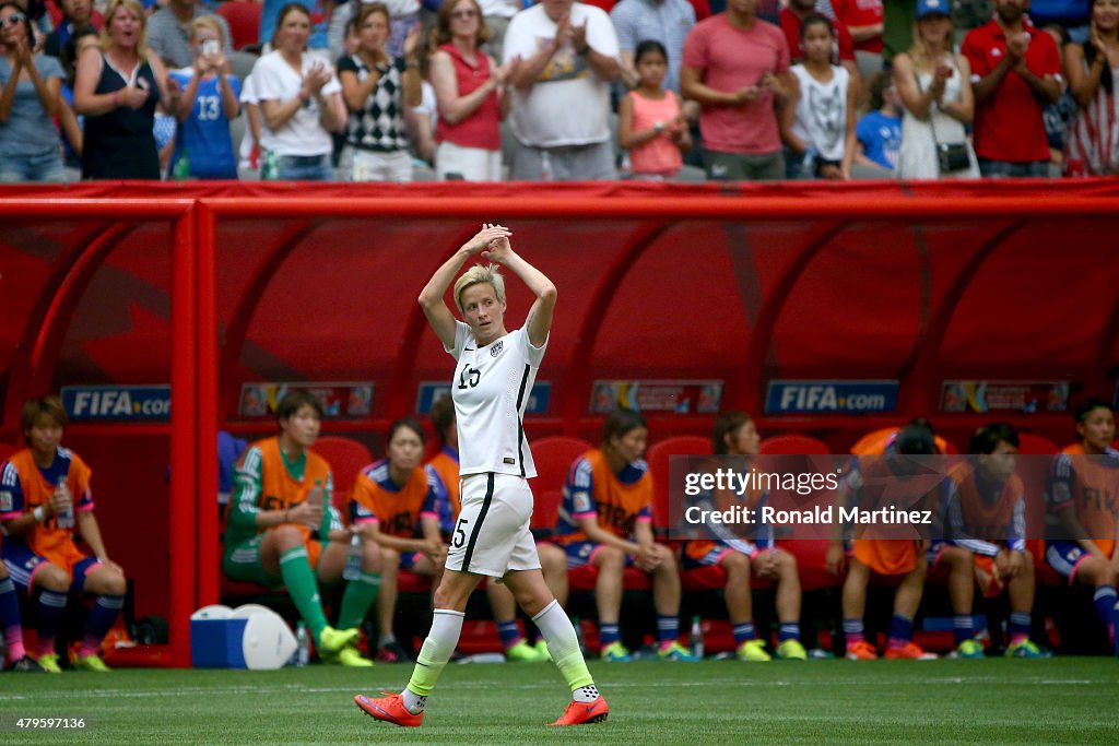 USA v Japan: Final - FIFA Women's World Cup 2015