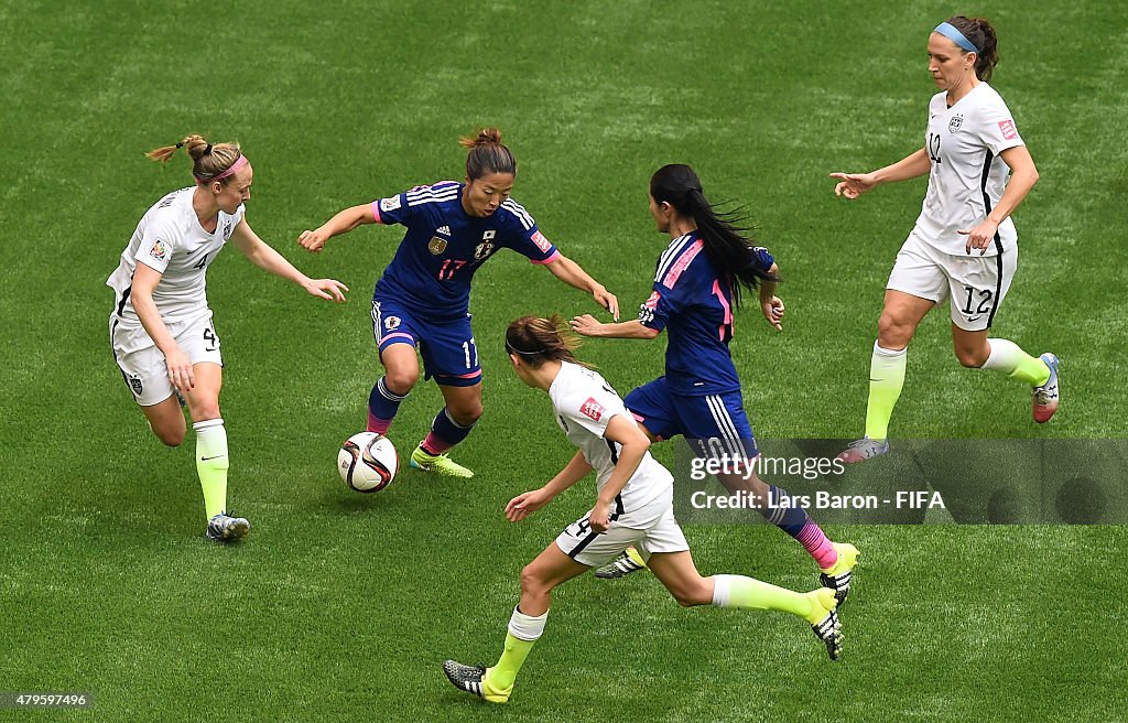USA v Japan: Final - FIFA Women's World Cup 2015