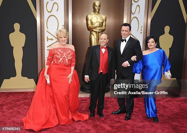 Entertainer Lorna Luft, Joseph Luft and entertainer Liza Minnelli arrive at the 86th Annual Academy Awards at Hollywood & Highland Center on March 2,...