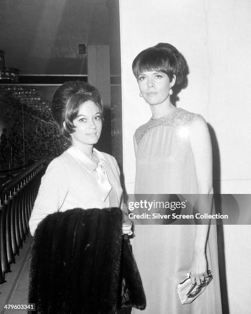 American actress Barbara Feldon at the 18th Emmy Awards, at the Hollywood Palladium, Los Angeles, 22nd May 1966.