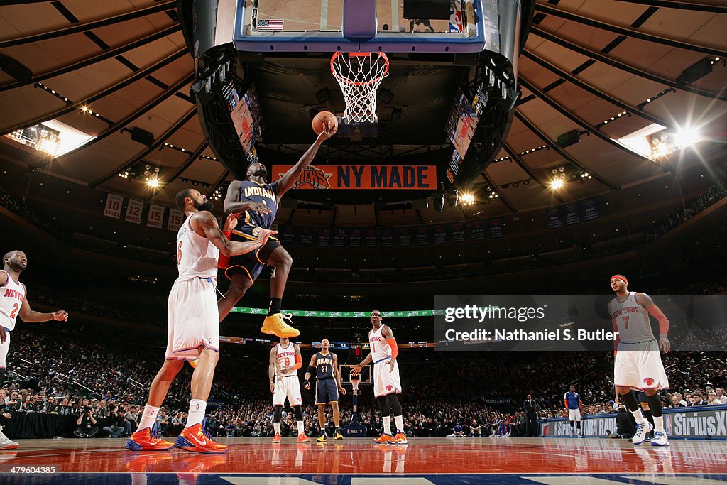 Indiana Pacers v New York Knicks