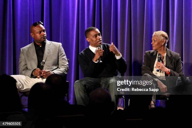 Producer P. Frank Williams, Vice President of Music Strategy Programming for Centric Jon Marc Sandifer and recording artist Dionne Warwick speak...