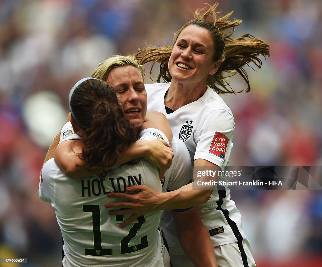 USA v Japan: Final - FIFA Women's World Cup 2015