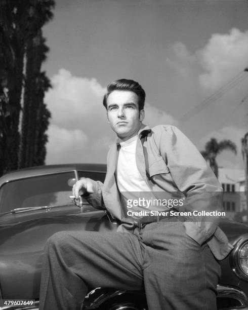 American actor Montgomery Clift , circa 1950.