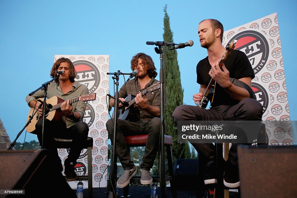 Kongos Perform At 98.7 FM's Penthouse Party Pad