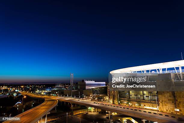 minnesota twins, target field sunset - target field minneapolis 個照片及圖片檔