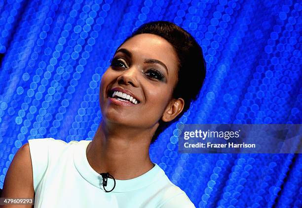 Actress Lyndie Greenwood on stage at The Paley Center for Media's PaleyFest 2014 Honoring "Sleepy Hollow" at Dolby Theatre on March 19, 2014 in...