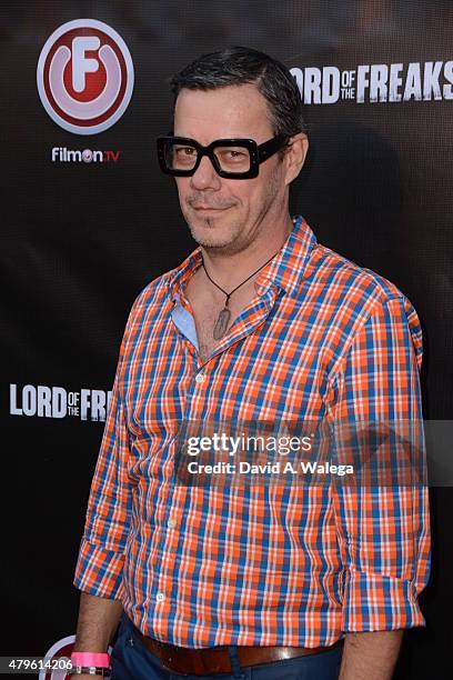 Actor Massi Furlan attends the movie premiere of Alki David's Lord Of The Freaks at the Egyptian Theatre on June 29, 2015 in Hollywood, California.