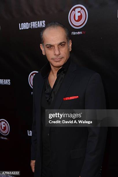 Actor Said Faraj attends the movie premiere of Alki David's Lord Of The Freaks at the Egyptian Theatre on June 29, 2015 in Hollywood, California.