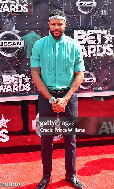 Hosea Chanchez attends the 2015 BET awards on June 28, 2015 in Los Angeles, California.