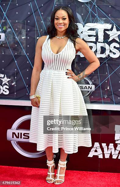 Mimi Faust attends the 2015 BET awards on June 28, 2015 in Los Angeles, California.