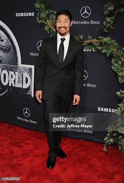 Actor Brian Tee arrives at the 'Jurassic World' - World Premiere at Dolby Theatre on June 9, 2015 in Hollywood, California.