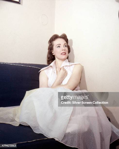 English actress Julie Andrews, circa 1955.