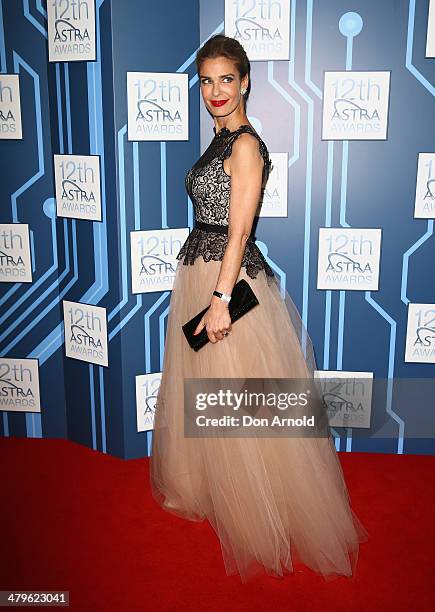 Kristian Alfonso attends the 12th Astra Awards at Carriageworks on March 20, 2014 in Sydney, Australia.