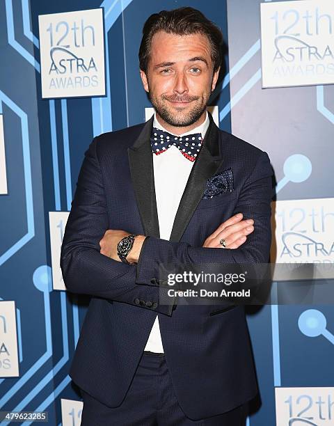 Darren McMullen attends the 12th Astra Awards at Carriageworks on March 20, 2014 in Sydney, Australia.