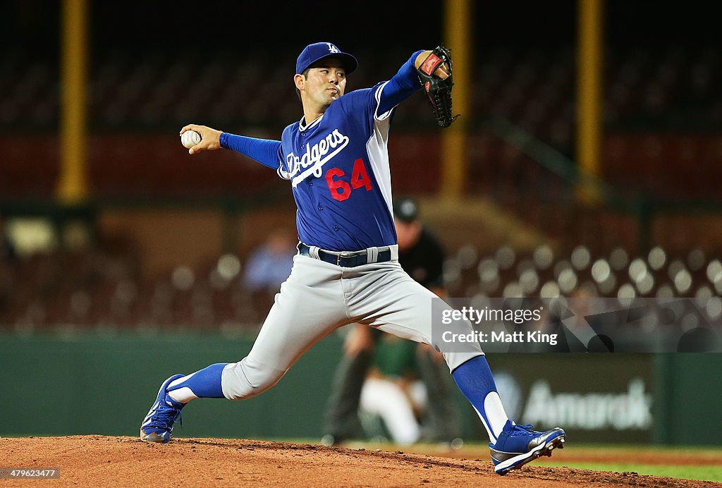 Team Australia v Los Angeles Dodgers