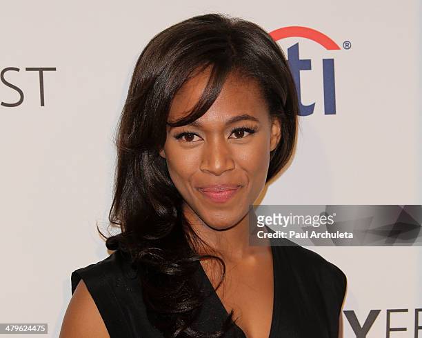 Actress Nicole Beharie attends the 2014 PaleyFest presentaion of "Sleepy Hollow" at Dolby Theatre on March 19, 2014 in Hollywood, California.