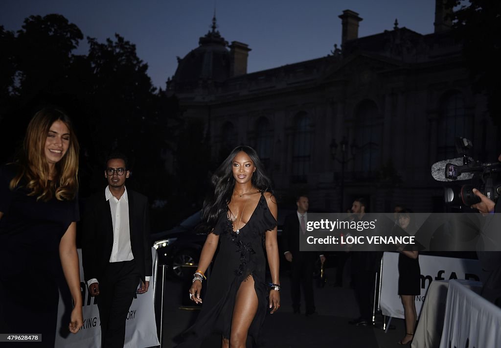 FRANCE-AMFAR-FASHION-PEOPLE