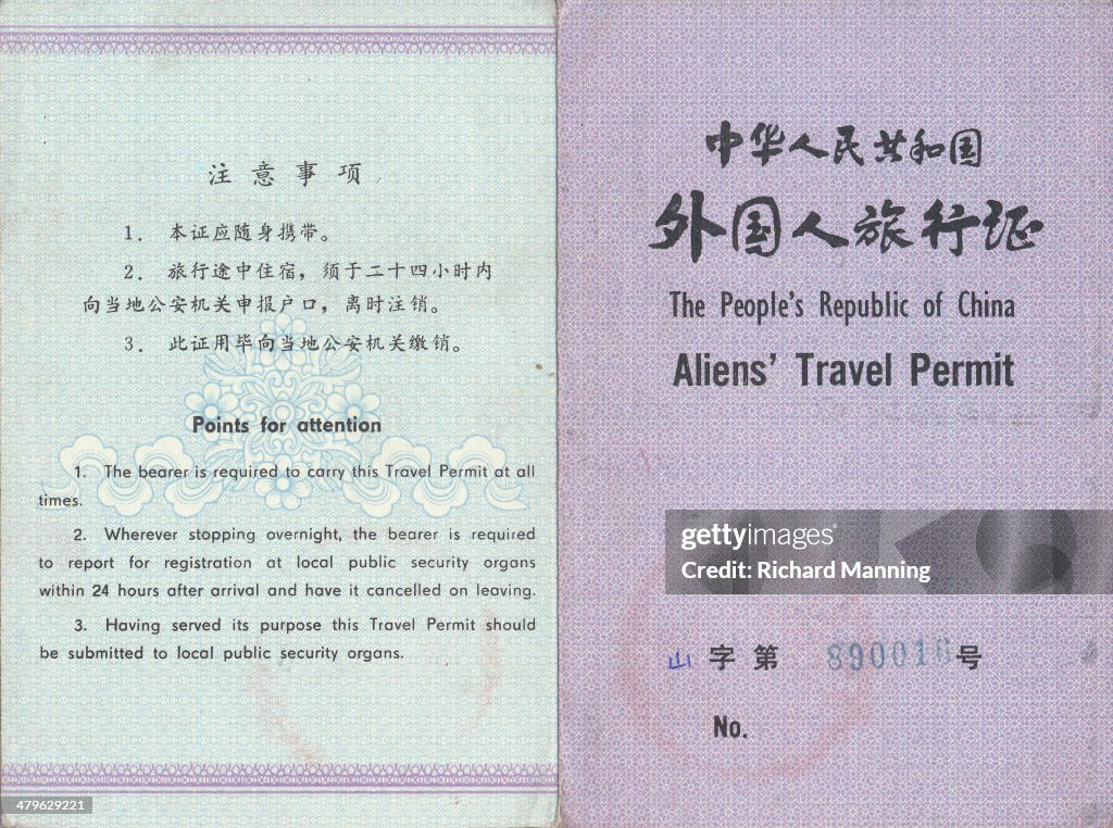 Aliens Travel Permit