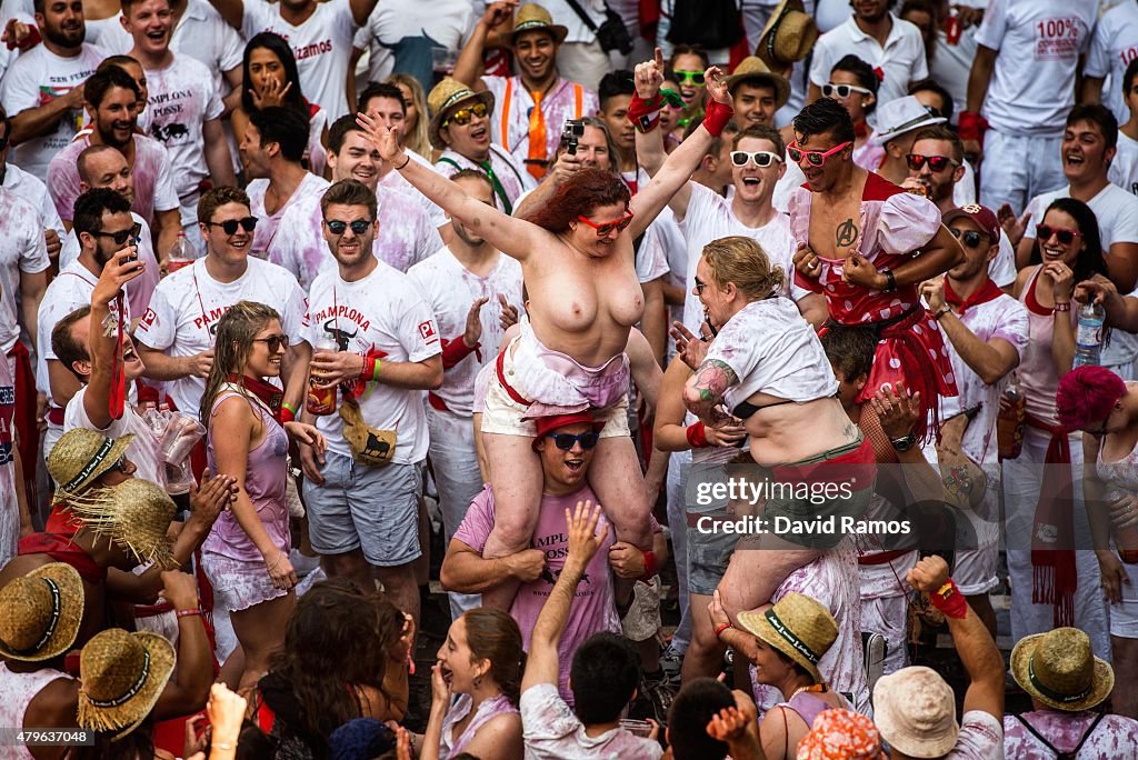 San Fermin Running of the Bulls 2015 - Day 1