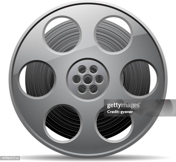 film reel - spool stock illustrations