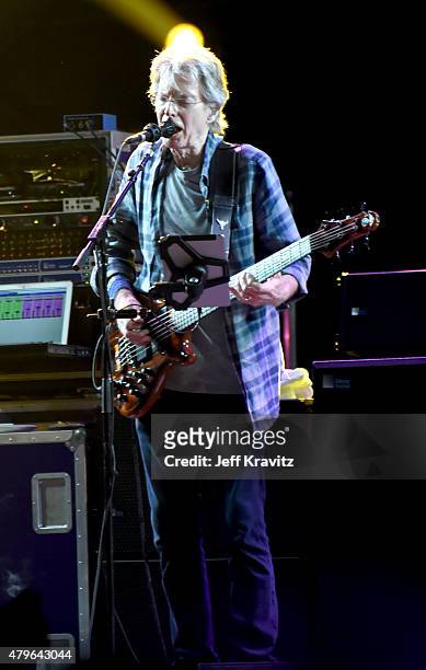 Phil Lesh of The Grateful Dead perform during the "Fare Thee Well, A Tribute To The Grateful Dead" on July 5, 2015 in Chicago, Illinois.