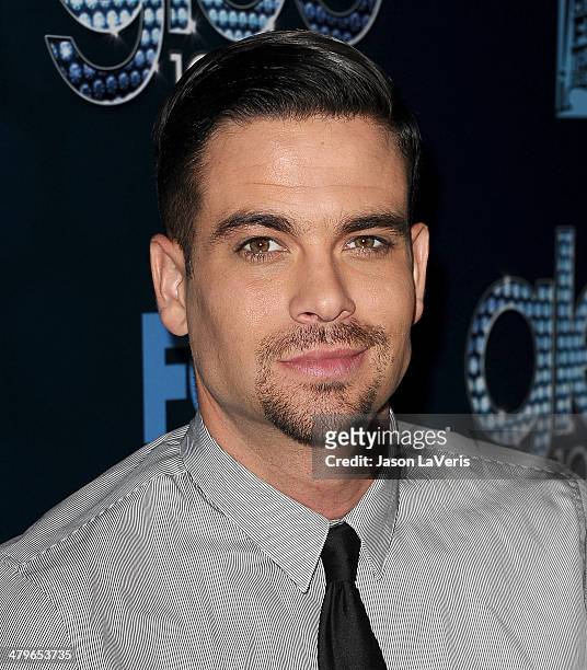 Actor Mark Salling attends the "Glee" 100th episode celebration at Chateau Marmont on March 18, 2014 in Los Angeles, California.