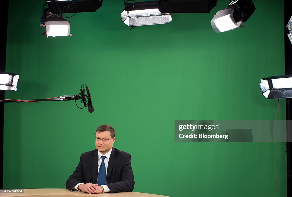 Vice President Of The European Commission Valdis Dombrovskis Interview