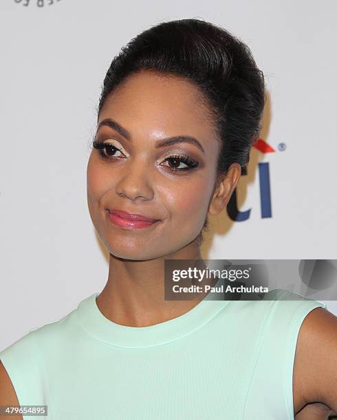 Actress Lyndie Greenwood attends the 2014 PaleyFest presentaion of "Sleepy Hollow" at Dolby Theatre on March 19, 2014 in Hollywood, California.