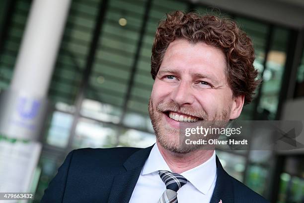 Of the Olympia Hamburg 2024 Nikolas Hill poses on July 6, 2015 in Hamburg, Germany.