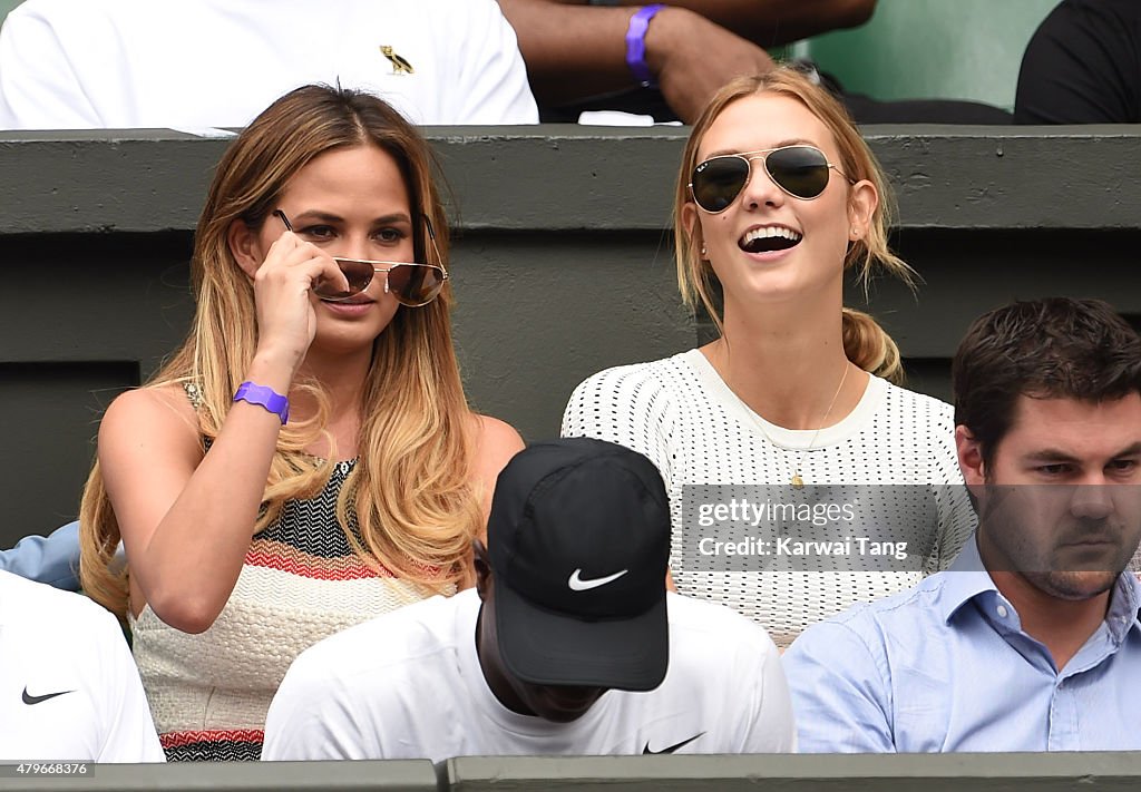 Celebrities At Wimbledon 2015