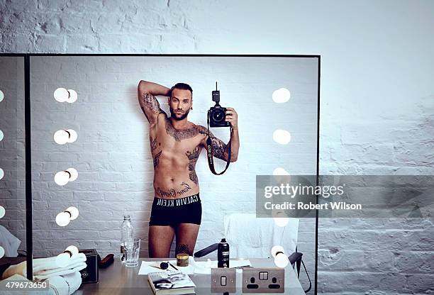 Model and son of footballing legend George Best, Calum Best is photographed for the Times on March 10, 2015 in London, England.