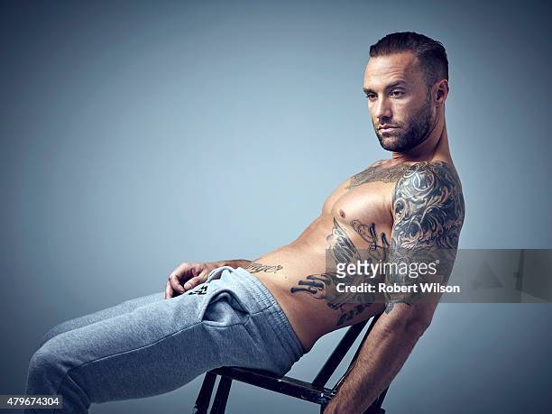 Model and son of footballing legend George Best, Calum Best is photographed for the Times on March 10, 2015 in London, England.