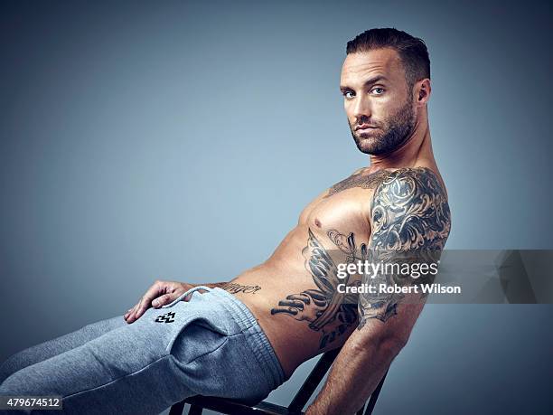 Model and son of footballing legend George Best, Calum Best is photographed for the Times on March 10, 2015 in London, England.