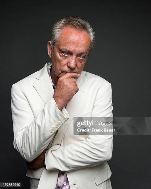 Actor Udo Kier is photographed for SonntagsZeitung on October 24, 2014 in Munich, Germany.