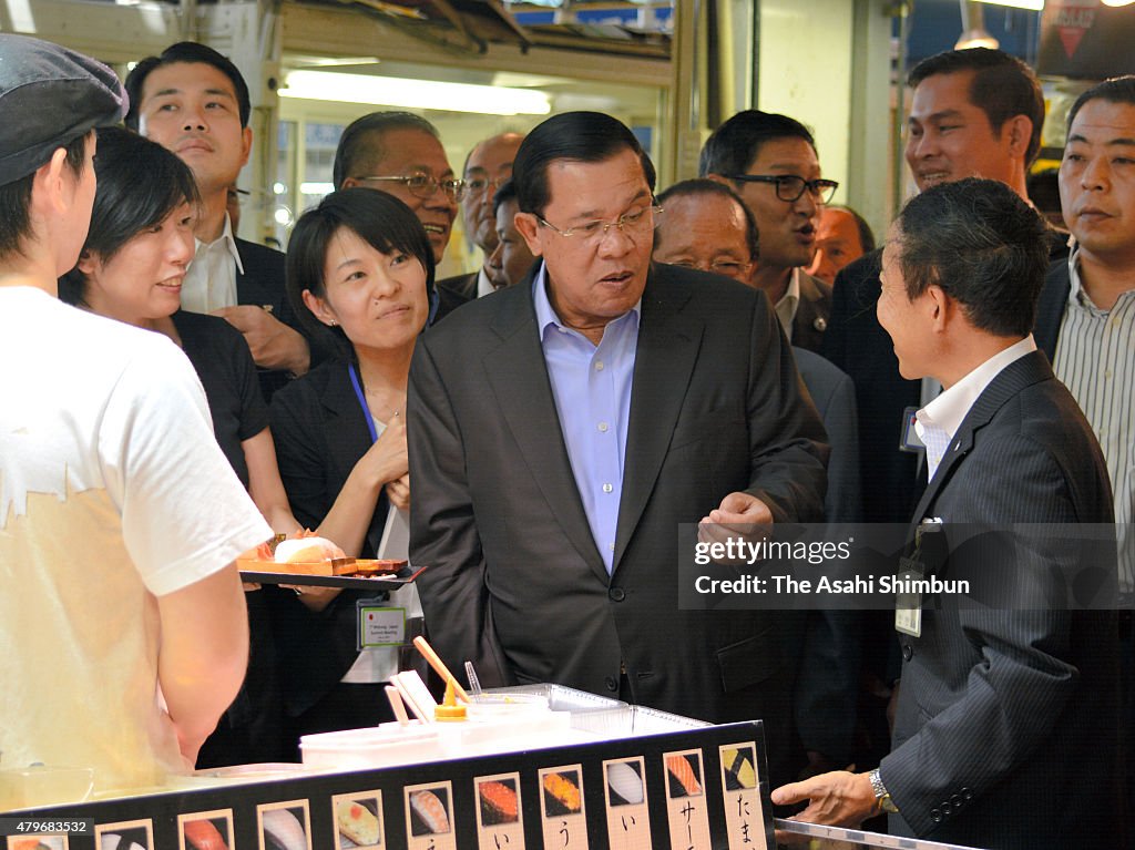 Cambodian Prime Minister Hun Sen Visits Shimonoseki