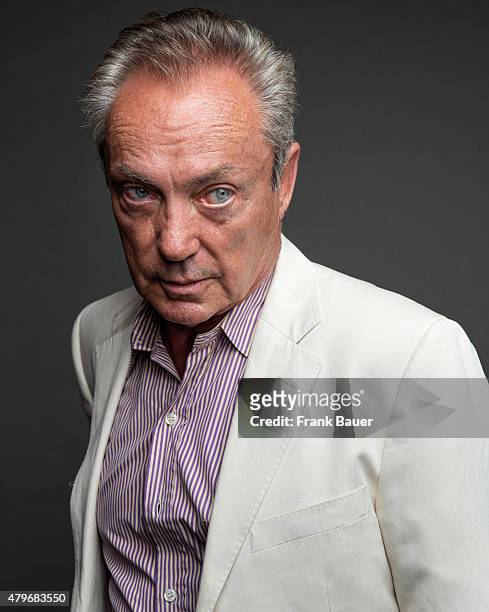 Actor Udo Kier is photographed for SonntagsZeitung on October 24, 2014 in Munich, Germany.