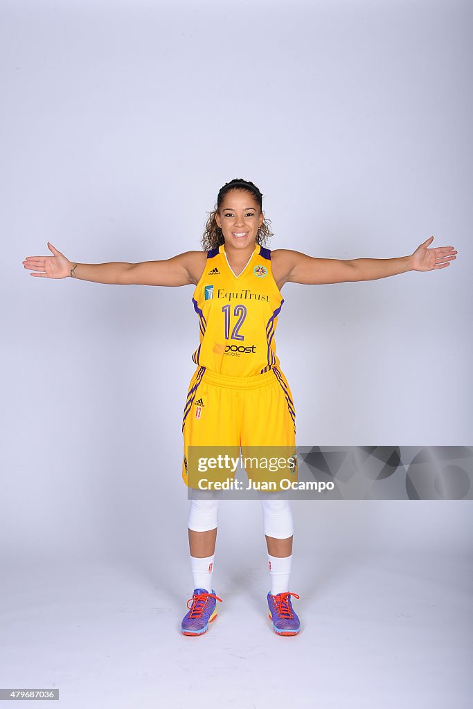 Los Angeles Sparks Jasmine Lister Media Shots