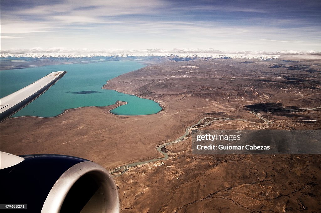 View on plane