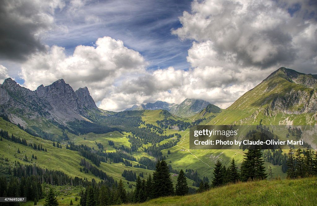 Vue sur les Gastlosen