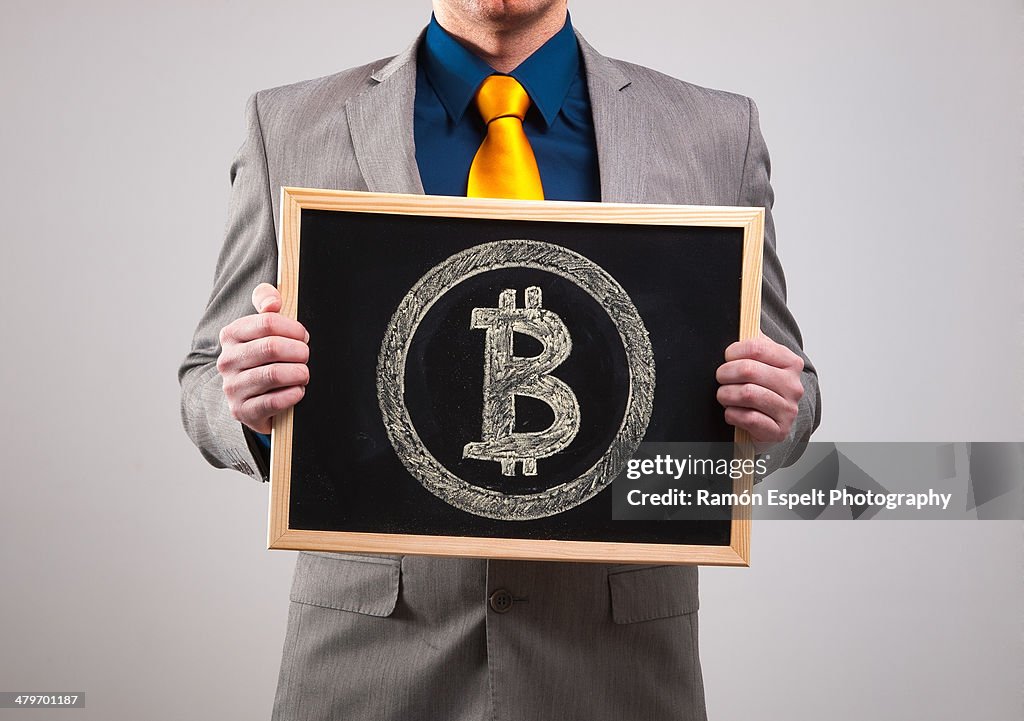 Businessman Bitcoin