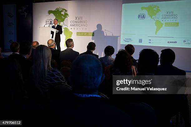 Jean Todt President of FIA during the XVII Congreso Americano FIA 2015 at Hyatt Regency Mexico City on July 06, 2015 in Mexico City, Mexico.