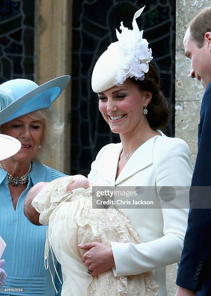 The Christening Of Princess Charlotte Of Cambridge