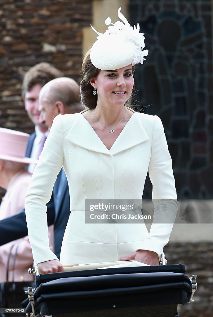 The Christening Of Princess Charlotte Of Cambridge