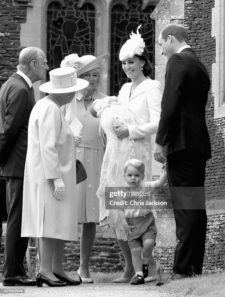 The Christening Of Princess Charlotte Of Cambridge