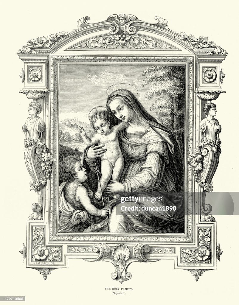 The Holy Family by Sogliani