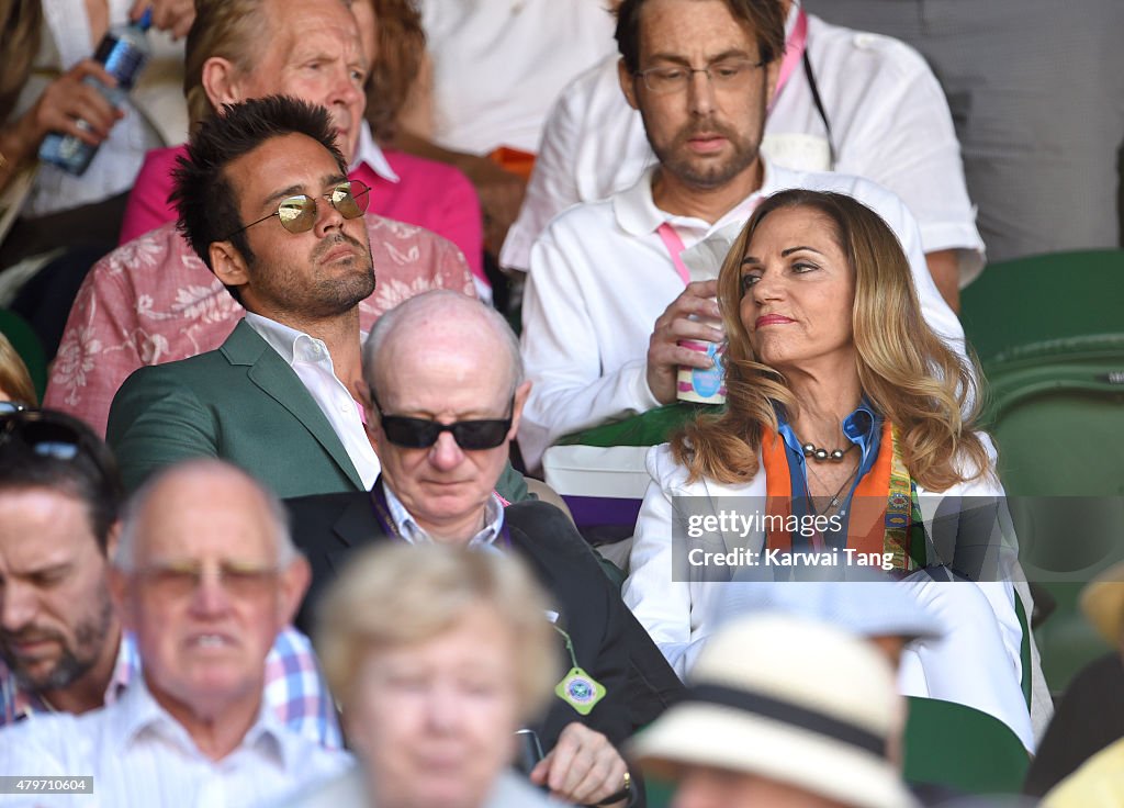 Celebrities At Wimbledon 2015