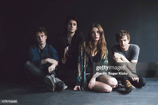 Band Wolf Alice poses for a portrait backstage at The FADER FORT Presented by Converse during SXSW on March 19, 2015 in Austin, Texas.